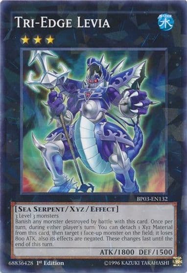 Tri Edge Levia Shatterfoil Battle Pack 3: Monster League Yu-Gi-Oh! card