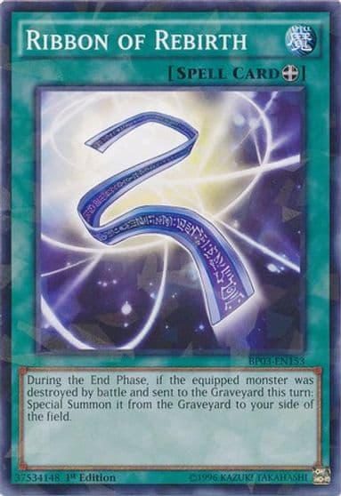 Ribbon of Rebirth Shatterfoil Battle Pack 3: Monster League Yu-Gi-Oh! card