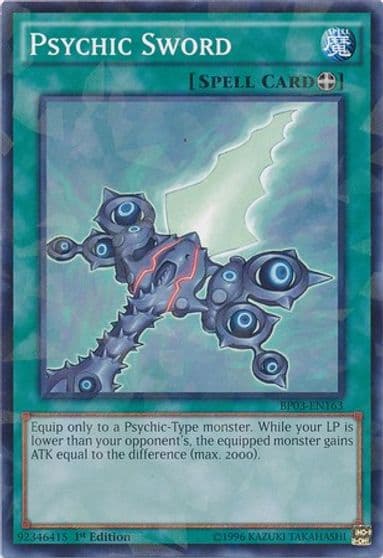 Psychic Sword Shatterfoil Battle Pack 3: Monster League Yu-Gi-Oh! card