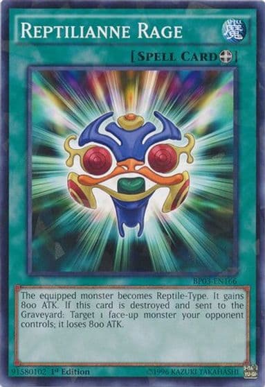 Reptilianne Rage Shatterfoil Battle Pack 3: Monster League Yu-Gi-Oh! card