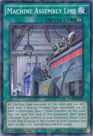 Machine Assembly Line Shatterfoil Battle Pack 3: Monster League Yu-Gi-Oh! card