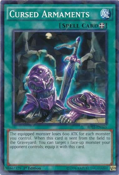 Cursed Armaments Shatterfoil Battle Pack 3: Monster League Yu-Gi-Oh! card
