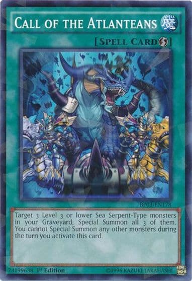 Call of the Atlanteans Shatterfoil Battle Pack 3: Monster League Yu-Gi-Oh! card