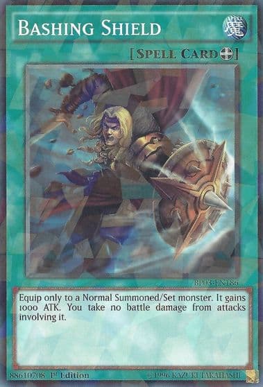 Bashing Shield Shatterfoil Battle Pack 3: Monster League Yu-Gi-Oh! card