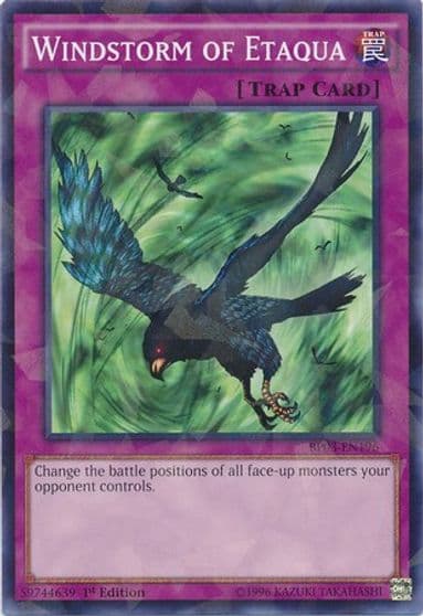 Windstorm of Etaqua Shatterfoil Battle Pack 3: Monster League Yu-Gi-Oh! card