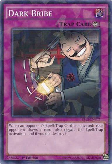 Dark Bribe Shatterfoil Battle Pack 3: Monster League Yu-Gi-Oh! card