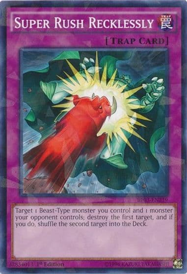 Super Rush Recklessly Shatterfoil Battle Pack 3: Monster League Yu-Gi-Oh! card