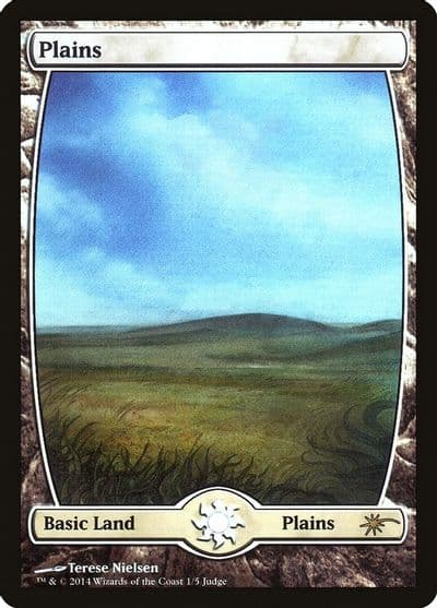 Plains Full Art 1 Judge Promos Magic card