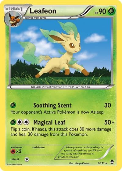 Leafeon XY - Furious Fists Pokemon card