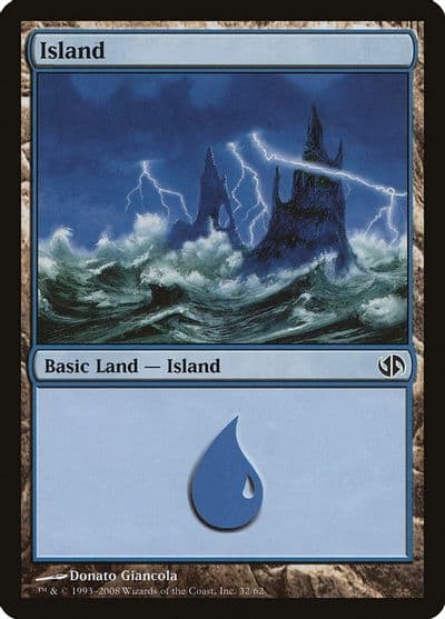 Island 32 Duel Decks: Jace vs. Chandra Magic card