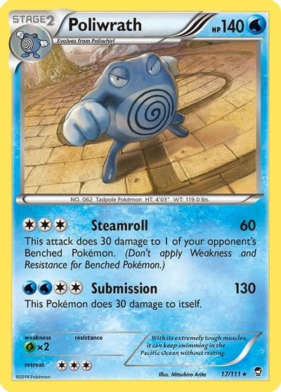 Poliwrath XY - Furious Fists Pokemon card