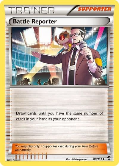 Battle Reporter XY - Furious Fists Pokemon card