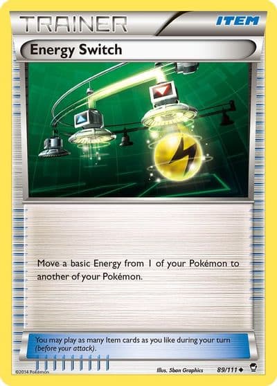 Energy Switch XY - Furious Fists Pokemon card