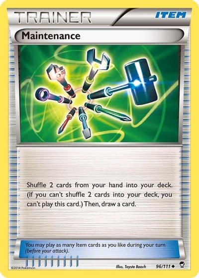 Maintenance XY - Furious Fists Pokemon card
