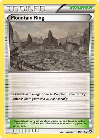 Mountain Ring XY - Furious Fists Pokemon card