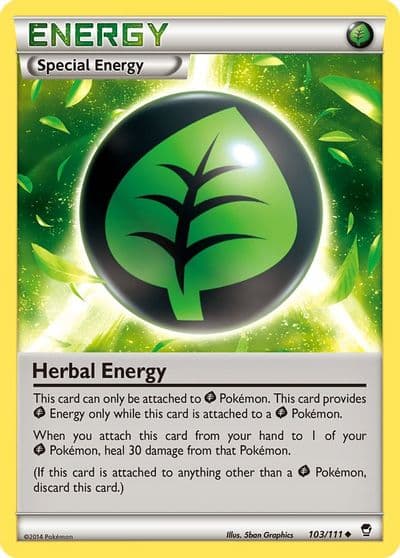 Herbal Energy XY - Furious Fists Pokemon card