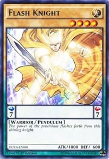 Flash Knight Duelist Alliance Yu-Gi-Oh! card