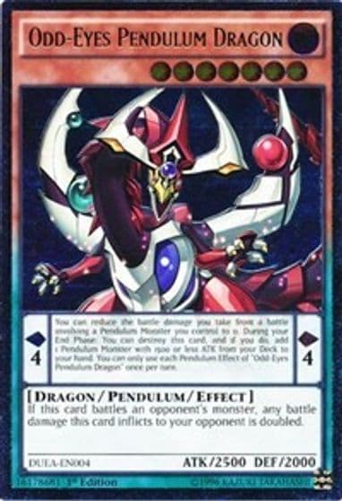 Odd Eyes Pendulum Dragon UTR Duelist Alliance Yu-Gi-Oh! card