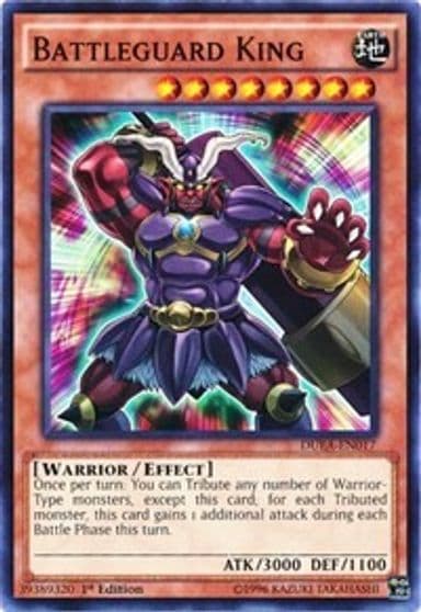 Battleguard King Duelist Alliance Yu-Gi-Oh! card