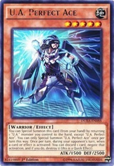 UA Perfect Ace Duelist Alliance Yu-Gi-Oh! card