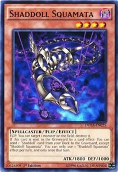 Shaddoll Squamata Duelist Alliance Yu-Gi-Oh! card