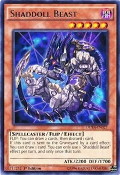 Shaddoll Beast Duelist Alliance Yu-Gi-Oh! card
