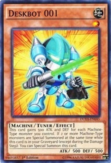 Deskbot 001 Duelist Alliance Yu-Gi-Oh! card