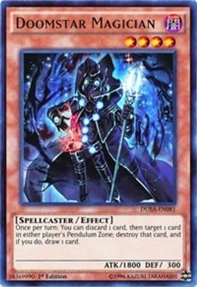 Doomstar Magician Duelist Alliance Yu-Gi-Oh! card
