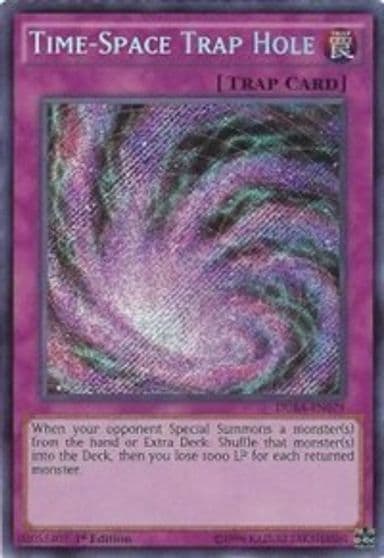 Time Space Trap Hole Duelist Alliance Yu-Gi-Oh! card