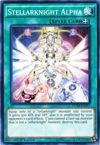 Stellarknight Alpha Duelist Alliance Yu-Gi-Oh! card