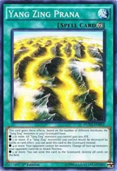 Yang Zing Prana Duelist Alliance Yu-Gi-Oh! card