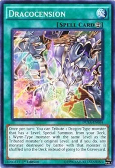 Dracocension Duelist Alliance Yu-Gi-Oh! card