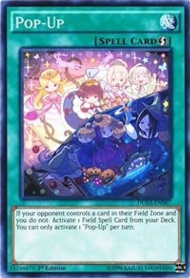 Pop Up Duelist Alliance Yu-Gi-Oh! card