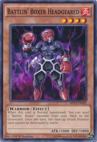 Battlin Boxer Headgeared 2014 Mega-Tins Mega Pack Yu-Gi-Oh! card