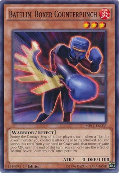 Battlin Boxer Counterpunch 2014 Mega-Tins Mega Pack Yu-Gi-Oh! card