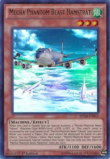 Mecha Phantom Beast Hamstrat 2014 Mega-Tins Mega Pack Yu-Gi-Oh! card