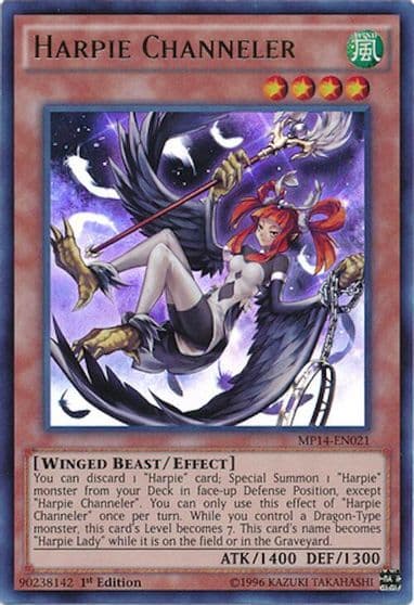 Harpie Channeler 2014 Mega-Tins Mega Pack Yu-Gi-Oh! card