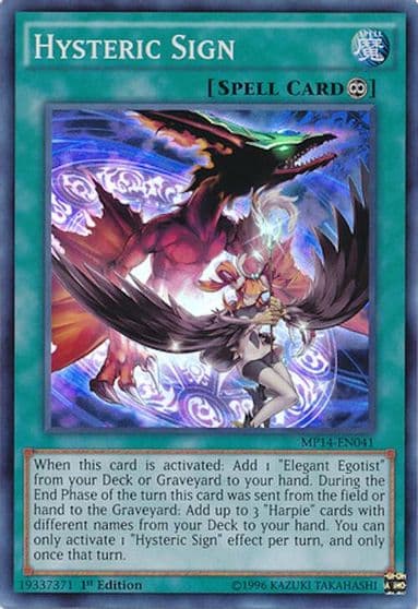 Hysteric Sign 2014 Mega-Tins Mega Pack Yu-Gi-Oh! card