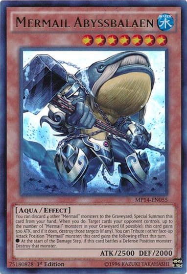 Mermail Abyssbalaen 2014 Mega-Tins Mega Pack Yu-Gi-Oh! card