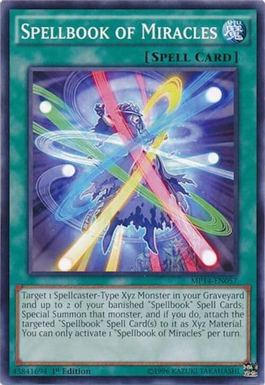 Spellbook of Miracles 2014 Mega-Tins Mega Pack Yu-Gi-Oh! card