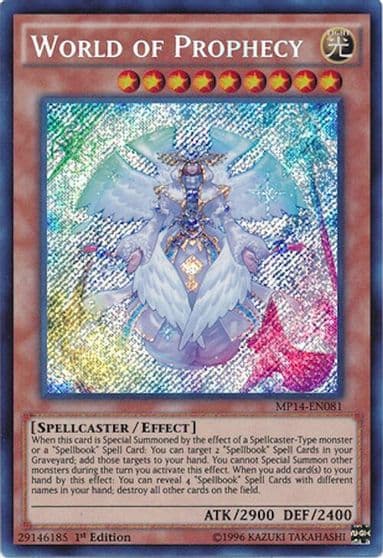 World of Prophecy 2014 Mega-Tins Mega Pack Yu-Gi-Oh! card