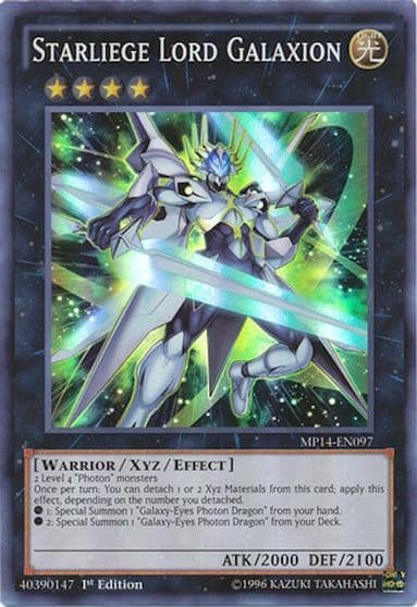 Starliege Lord Galaxion 2014 Mega-Tins Mega Pack Yu-Gi-Oh! card