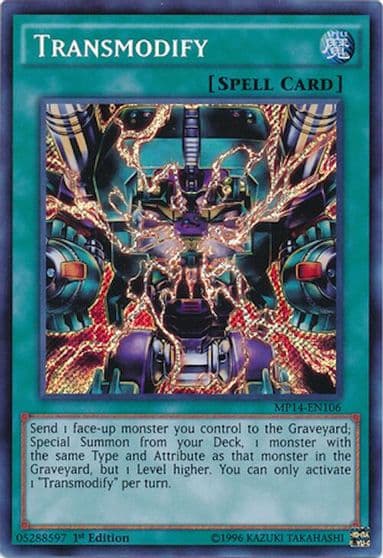 Transmodify 2014 Mega-Tins Mega Pack Yu-Gi-Oh! card