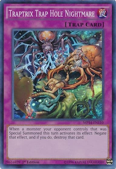 Traptrix Trap Hole Nightmare 2014 Mega-Tins Mega Pack Yu-Gi-Oh! card