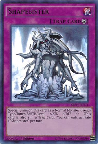 Shapesister 2014 Mega-Tins Mega Pack Yu-Gi-Oh! card
