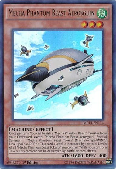 Mecha Phantom Beast Aerosguin 2014 Mega-Tins Mega Pack Yu-Gi-Oh! card