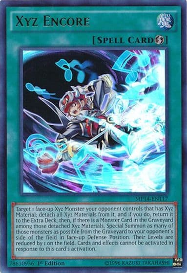 Xyz Encore 2014 Mega-Tins Mega Pack Yu-Gi-Oh! card