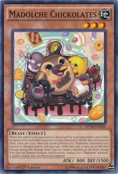 Madolche Chickolates 2014 Mega-Tins Mega Pack Yu-Gi-Oh! card