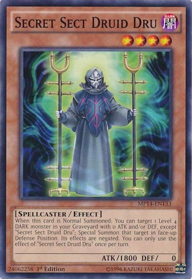 Secret Sect Druid Dru 2014 Mega-Tins Mega Pack Yu-Gi-Oh! card