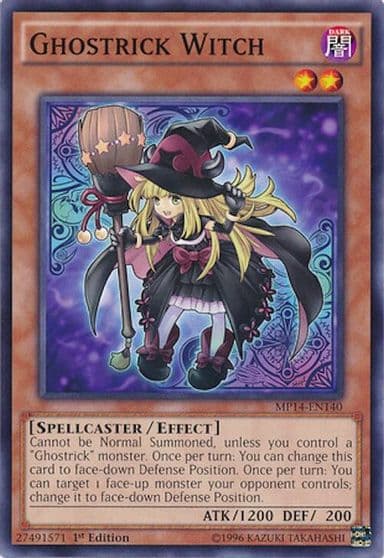 Ghostrick Witch 2014 Mega-Tins Mega Pack Yu-Gi-Oh! card